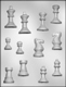 Chess Set Chocolate Candy Mold