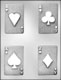 Cards 4 Aces Chocolate Candy Mold