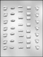 Graduation Lay-Ons Chocolate Candy Mold