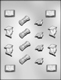 Graduation Assortment Chocolate Candy Mold
