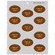 Class of 2012 Oval Chocolate Candy Mold