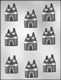 Castle Chocolate Candy Mold