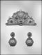 Crown and Earrings Chocolate Candy Mold