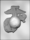 Large Marine Corps Insignia Chocolate Candy Mold