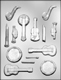 Musical Instruments Chocolate Candy Mold