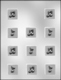 Music Notes on Square Chocolate Candy Mold