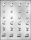 Small Music Notes & Symbols Chocolate Candy Mold