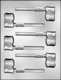Small American Flag Sucker Chocolate Candy Mold