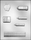Back to School Assortment Chocolate Candy Mold