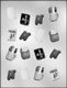 School Days Assortment Chocolate Candy Mold