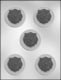 Fire Department Logo / Circle Chocolate Candy Mold