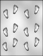 Foot Prints Chocolate Candy Mold