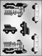 3D Train Chocolate Candy Mold