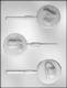 Horse, Hat & Boots on Circle Sucker Candy Mold