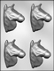 Horse Head Chocolate Candy Mold
