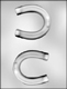 Horseshoes Chocolate Candy Mold
