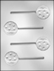 Moon & Stars Sucker Chocolate Candy Mold