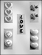 "LOVE" with Hearts Bars Chocolate Candy Mold