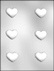 Puffy Truffle Heart Chocolate Candy Mold