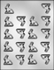 Side Sitting Bunny Chocolate Candy Mold