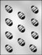 Egg with Flowers Chocolate Candy Mold