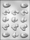 Egg, Duck, & Chick In Egg Chocolate Candy Mold