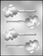 "Fast" Bunny Sucker Chocolate Candy Mold