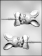 Large Bunny w/ Bow Tie Sucker Chocolate Candy Mold