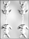 3D Sitting Bunny Sucker Chocolate Candy Mold