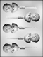 Chick In Eggshell Sucker Chocolate Candy Mold