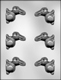 Fat Sitting Bunny Chocolate Candy Mold