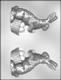 3D Bunny with Eggs Basket Chocolate Candy Mold