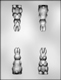 3D Upright Bunny Chocolate Candy Mold