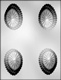 Small Cut Glass Egg Chocolate Candy Mold