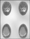 3D Egg with Ribbon Chocolate Candy Mold