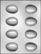 Plain Egg Chocolate Candy Mold