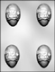 "Happy Easter" Egg Chocolate Candy Mold