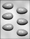Actual Size Hen Egg Chocolate Candy Mold