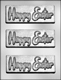 "Happy Easter" Bar Chocolate Candy Mold