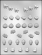 Halloween Lay-On Chocolate Candy Mold