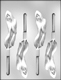 Spooky Ghost Sucker Chocolate Candy Mold