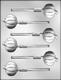 Pumpkin Sucker Chocolate Candy Mold