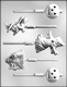 Halloween Assortment 1 Sucker Candy Mold