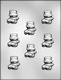 Snowman with Scarf Chocolate Candy Mold