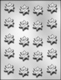 Small Poinsettia Chocolate Candy Mold