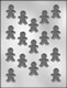 Gingerbread Boy Chocolate Candy Mold