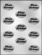 Happy Holidays Oval Chocolate Candy Mold