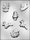 Santa, Reindeer & Sleigh Chocolate Candy Mold