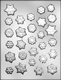 Snowflake Assortment from Indiana Candy Mold