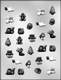 Small Christmas Assortment 2 Chocolate Candy Mold